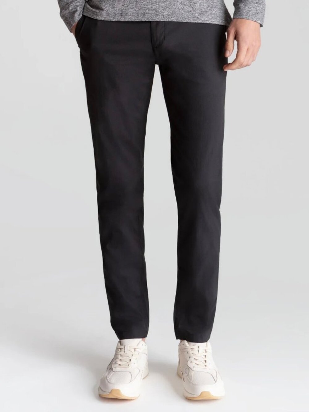 Birddogs Stretch Khakis Pants Size 32x30 Black Slim Tapered Minimalist Gorpcore